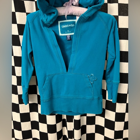 Limited Too Vibrant Blue Kids Hoodie - Picture 2 of 11